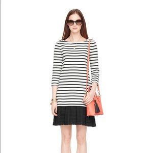 Kate Spade Dot Eyelet Hem Stripe Dress